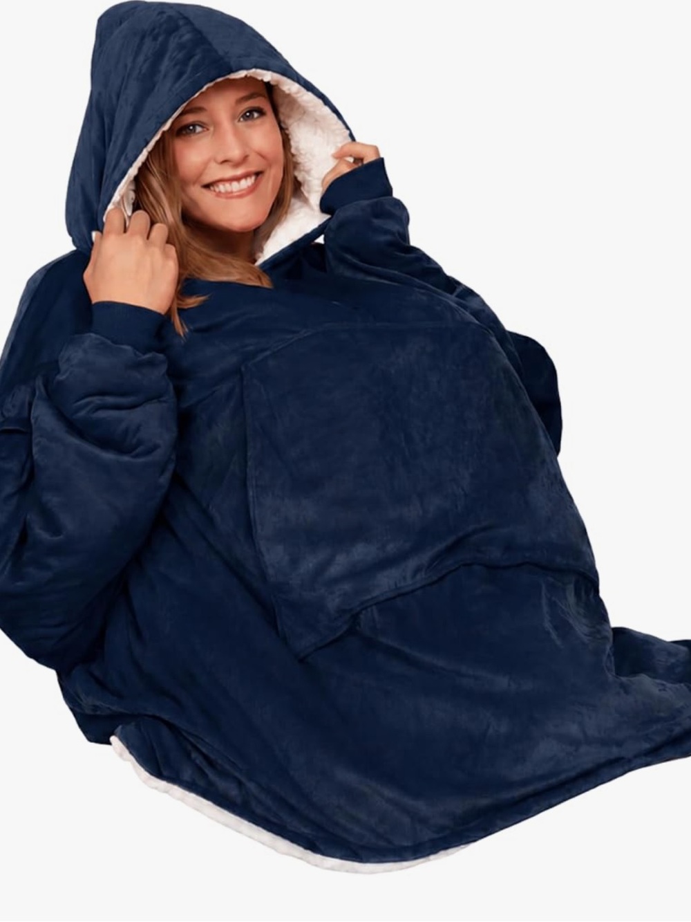The Comfy Wearable Blanket Hoodie - Soft Plush Sherpa